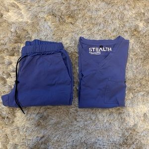 Stealth benefit scrubs